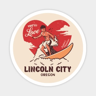 Vintage Surfing You'll Love Lincoln City, Oregon // Retro Surfer's Paradise Magnet